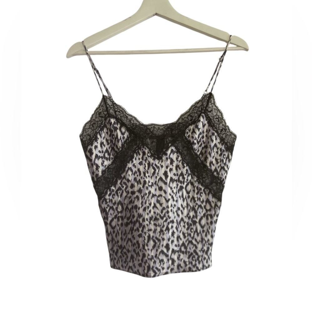 Victoria's secret Y2K Babydoll lace leopard cami top/camisol Size Small